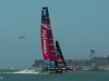 Emirates Team New Zealand at full speed