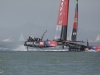 Team New Zealand during the 34th America's cup