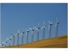 Wind turbines installed on the Alatamont pass near the San Francsico Bay.