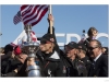 Jimmy Spithill and Larry Ellison celebrating...