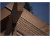 Wood roof being built in California
