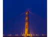 Lunar Eclipse December 10th 2011 over the Golden Gate Bridge