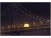 Moonrise over the Bay Bridge