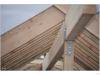Wood roof being built in California