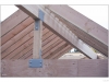 Wood roof being built in California