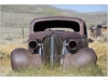 Rusted and abandoned car in Bodie
