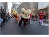 Loong Mah Sing See Wui
(Dragon Horse Lion Dance Team) dancing during the Chinese New Year parade. Photo by Regis Vincent.