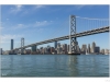Bay Bridge and the San Francisco business district
