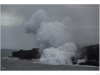 Lava meeting the ocean