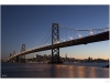 The Bay Bridge and the San Francisco skyline