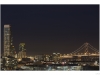 The bay bridge at night