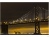 The bay bridge with its new lights.