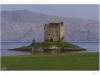 (Scottish Gaelic: Caisteal an Stalcaire) is set on a tidal islet on Loch Laich, an inlet off Loch Linnhe.