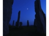 The Callanish Stones (or "Callanish I"), Clachan Chalanais or Tursachan Chalanais in Gaelic, are situated near the village of Callanish (Gaelic: Calanais) on the west coast of the isle of Lewis, in the Outer Hebrides (Western Isles), Scotland.