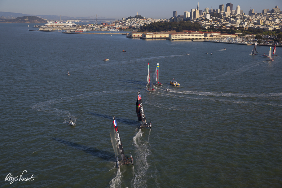 Best spots to take photographs of the America's cup world series (ACWS) in San Francisco RV 40962