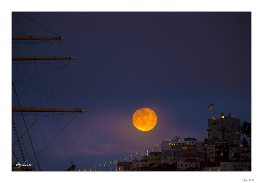 July supermoon in San Francisco RV43734